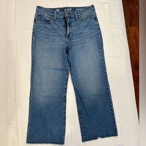 J. Crew Women's Slim Wide Leg Jeans